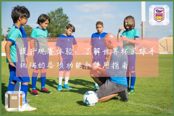 提升观赛体验，了解世界杯买球手机端的各项功能和使用指南